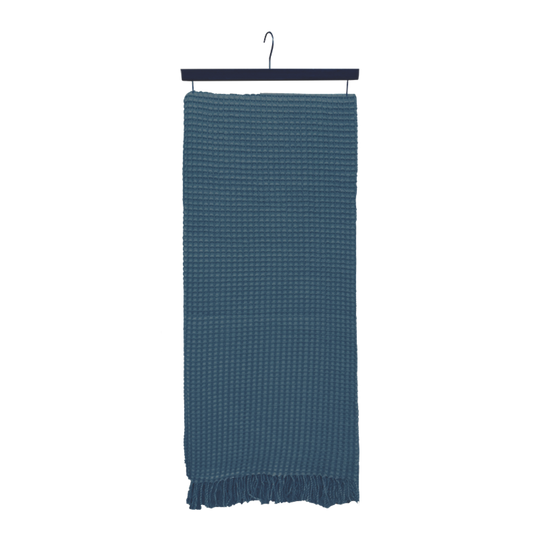 SOFT WAFFLE KNIT THROW, 50”X60”