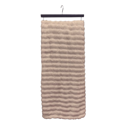 PLUSH VELVET BUBBLE THROW, 50”X60”