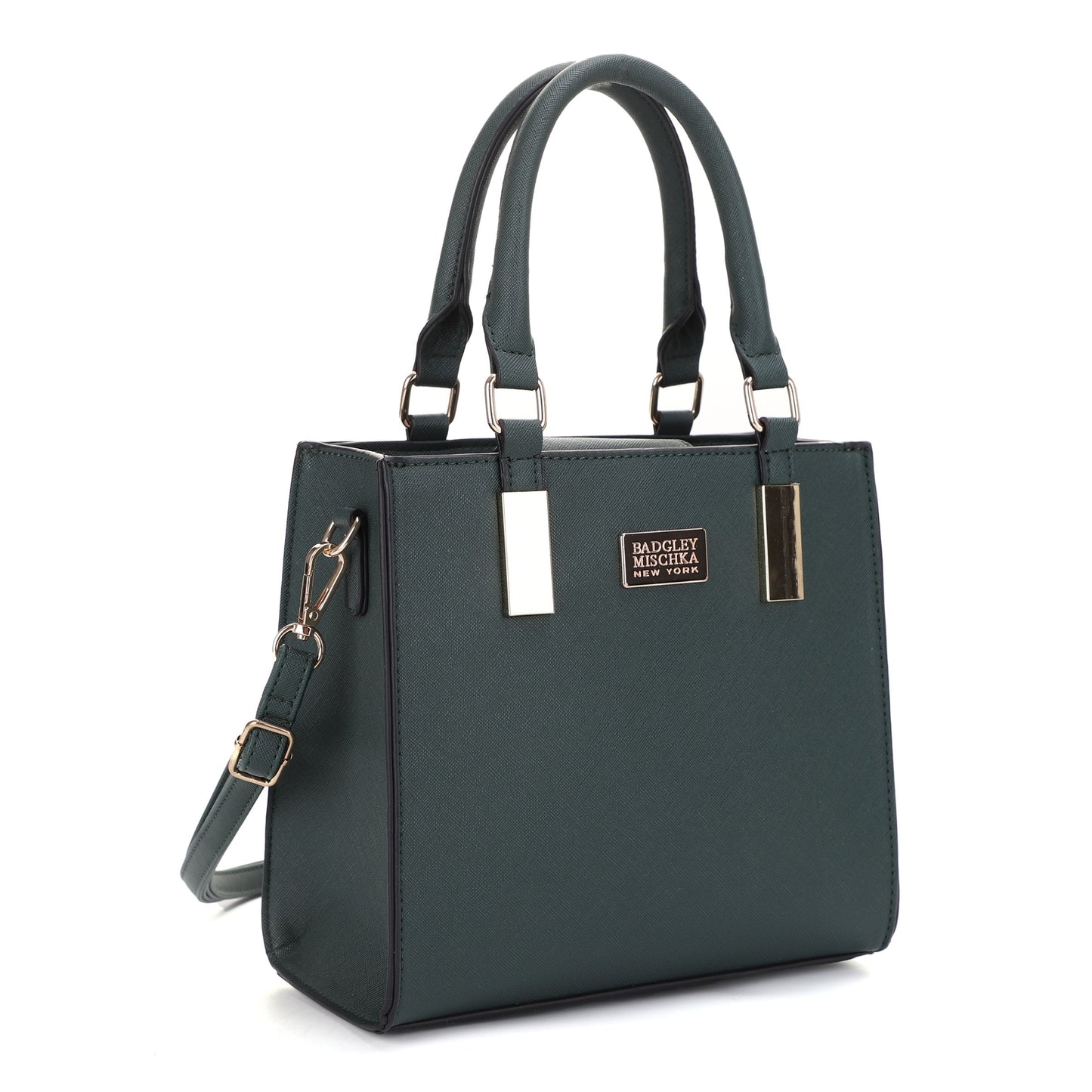 The Louise Saffiano Lady Bag with Removable Shoulder Strap