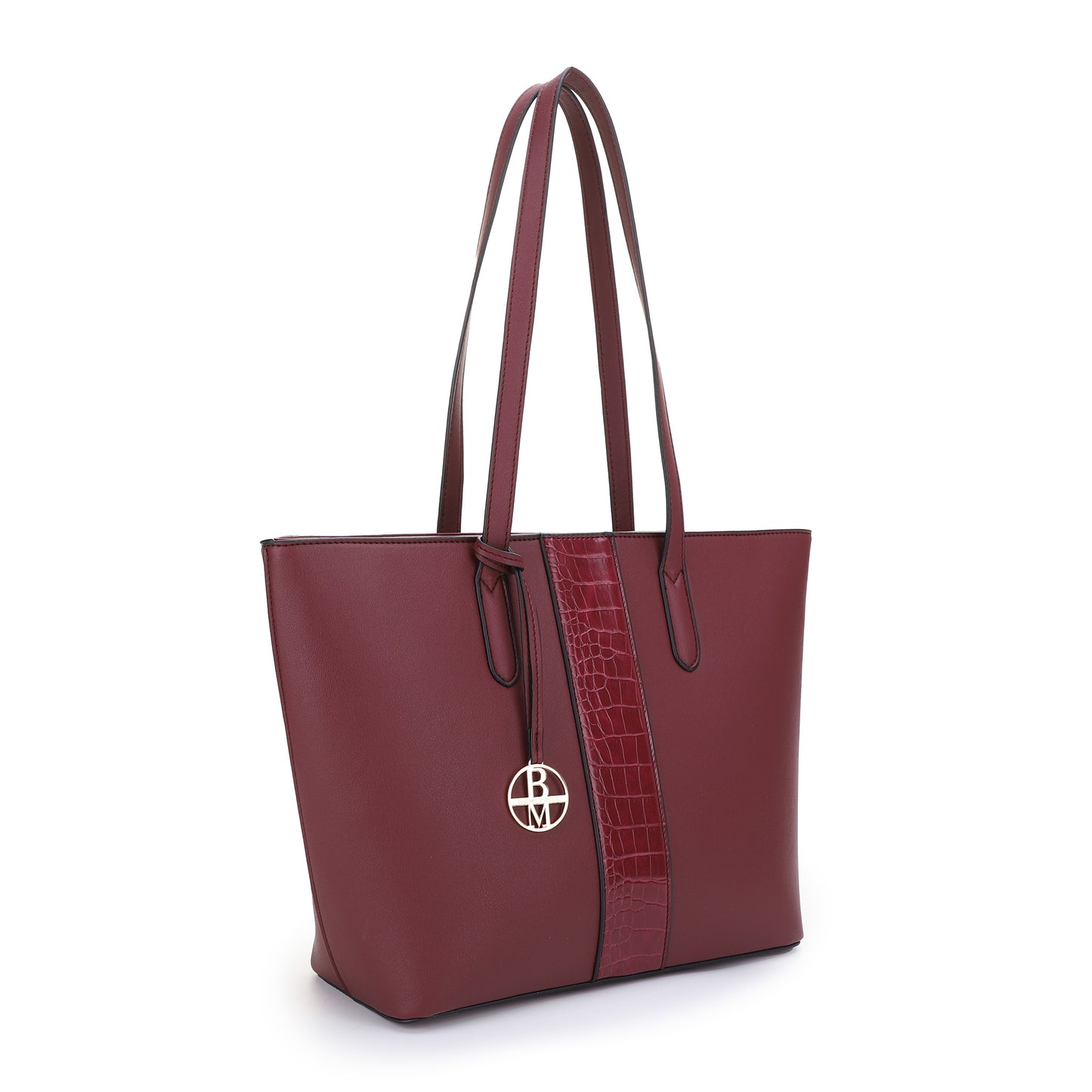 The Margaurite Tote With Croc Trim