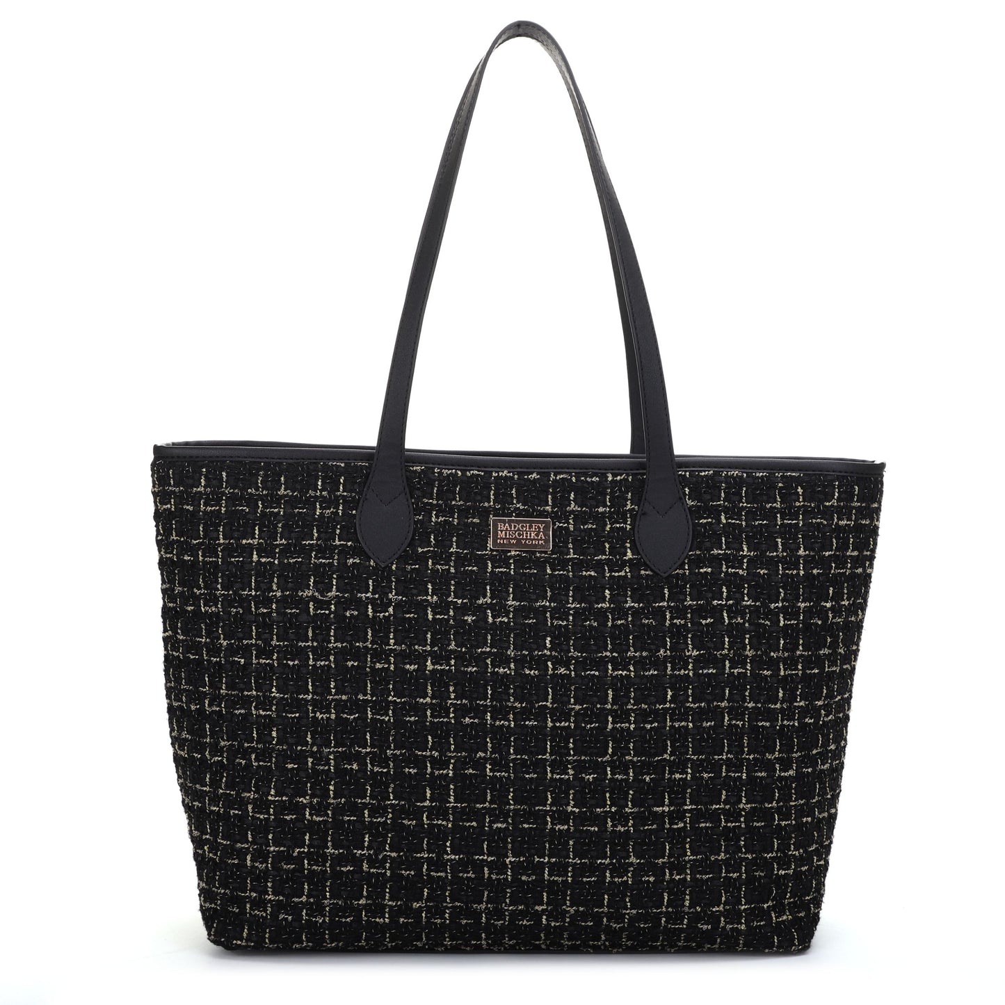 The Tara Tweed Tote - Black