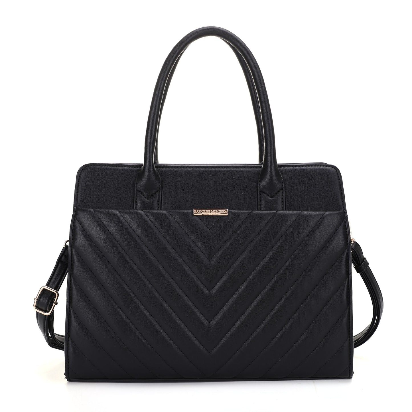The Valerie Quilted Large Tote with Removable Shoulder Strap