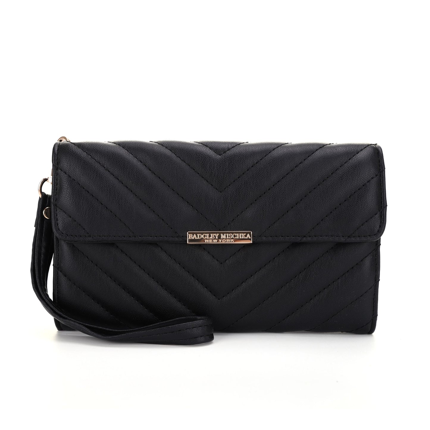 The Valerie Quilted Wristlet Fold-Over Wallet
