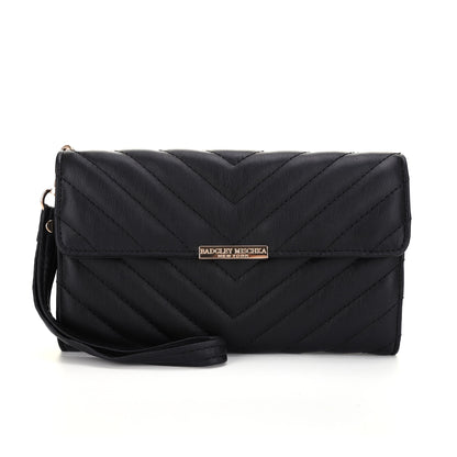 The Valerie Quilted Wristlet Fold-Over Wallet