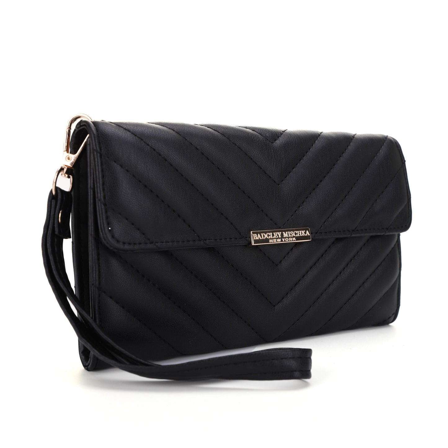 The Valerie Quilted Wristlet Fold-Over Wallet