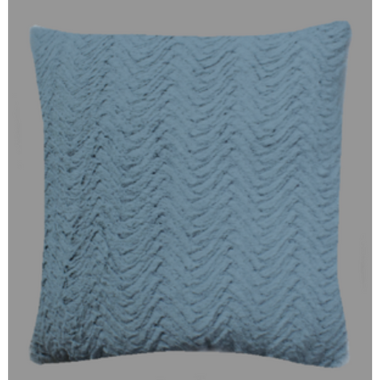 2-PACK BRUSHED FAUX FUR TO MINK DÉCOR PILLOW SET, 18”X18”